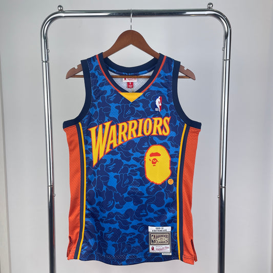 Golden State Warriors “BAPE Camo Navy” Jersey