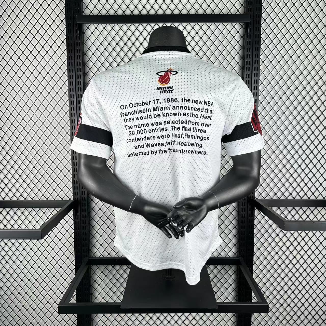 Miami Heat “Vintage Inferno” Jersey