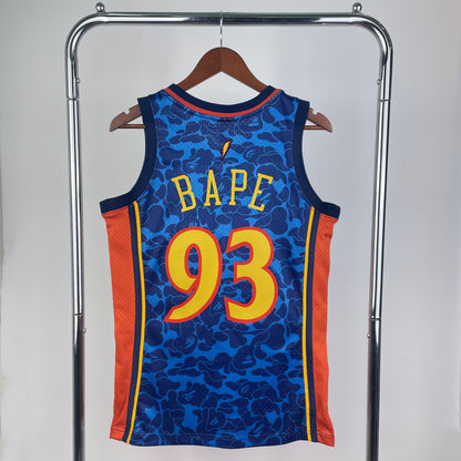 Golden State Warriors “BAPE Camo Navy” Jersey