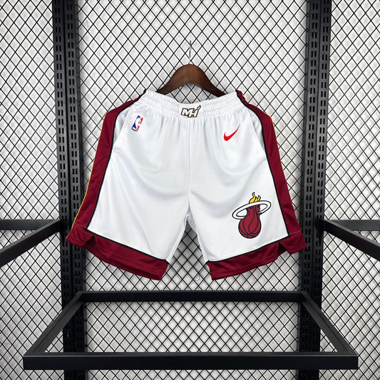 Miami Heat “White Flame” Shorts