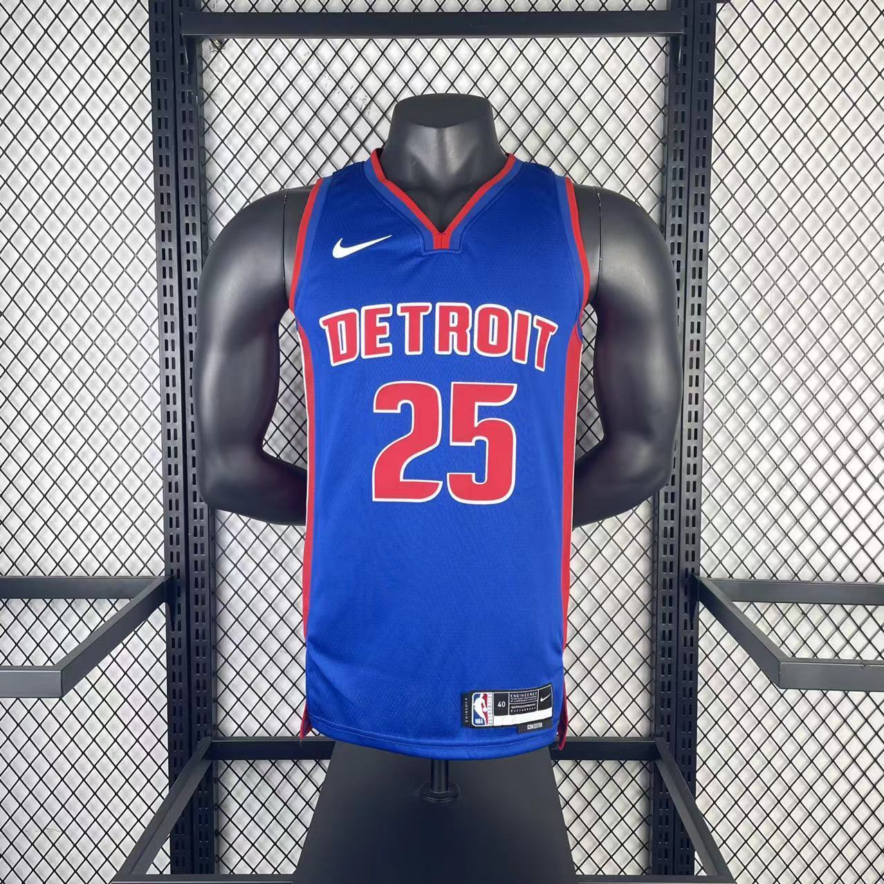 Detroit Pistons “Primary Road” Jersey