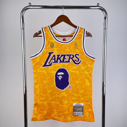 Los Angeles Lakers “BAPE Camo Yellow” Jersey