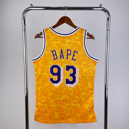 Los Angeles Lakers “BAPE Camo Yellow” Jersey