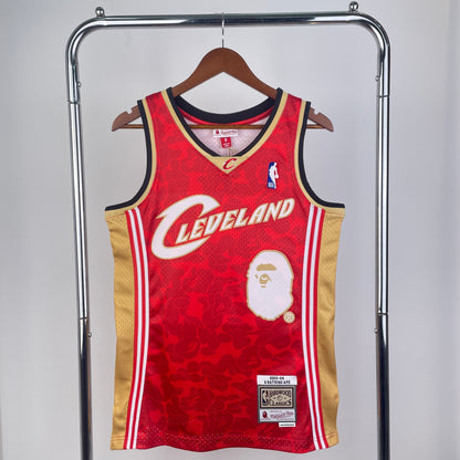 Cleveland Cavaliers “BAPE Camo Red & Gold” Jersey