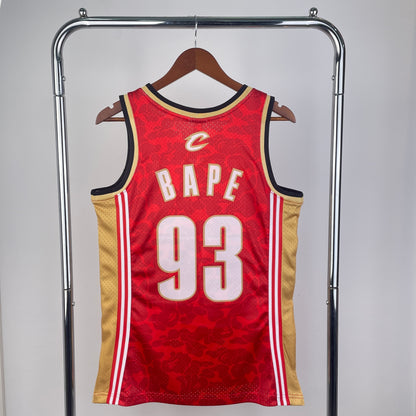 Cleveland Cavaliers “BAPE Camo Red & Gold” Jersey